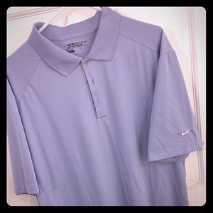 Nike Dri-Fit Men’s Polo-Light Blue